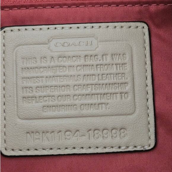 Coach Poppy Glam Brown Leather Large Spectator Tote 18998 Shoulder Purse Basic - Picture 2 of 8